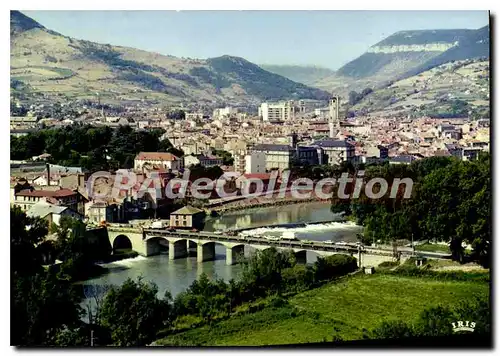 Ansichtskarte AK Millau Aveyron Porte des Gorges du Tarn Vue generale