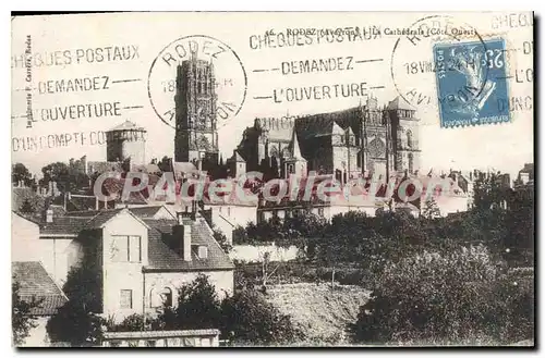 Cartes postales Rodez Aveyron La Cathedrale