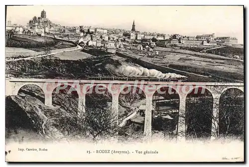 Cartes postales Rodez Aveyron Vue generale