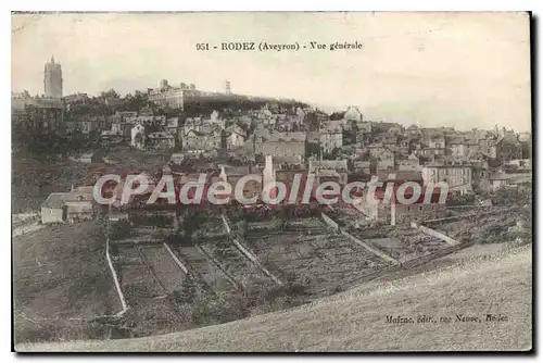 Cartes postales Rodez Aveyron Vue generale