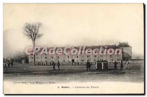 Cartes postales Rodez Caserne du Foiral