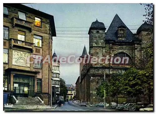 Cartes postales Rodez Aveyron Le nouvel Hotel des Postes et la Chapelle du Lycee Foch