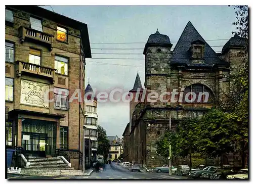 Cartes postales Rodez Aveyron Le nouvel Hotel des Postes et la Chapelle du Lycee Foch