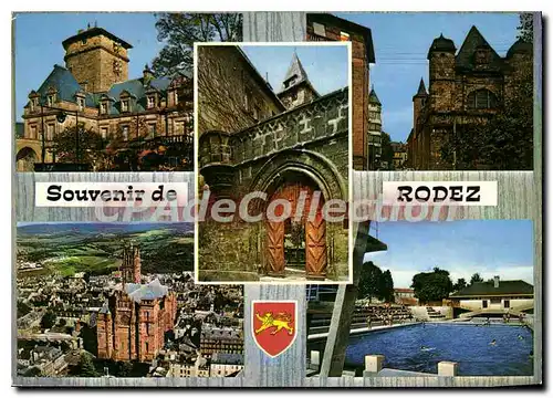 Ansichtskarte AK Rodez Aveyron Le Palais episcopal et la Tour de Corbieres