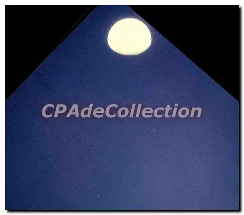 Cartes postales Rodez Aveyron Clair de lune sur la cathedrale Notre Dame