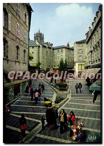 Cartes postales Rodez Aveyron Capitale de Rouergue Rue Marie et carrefour Saint Etienne