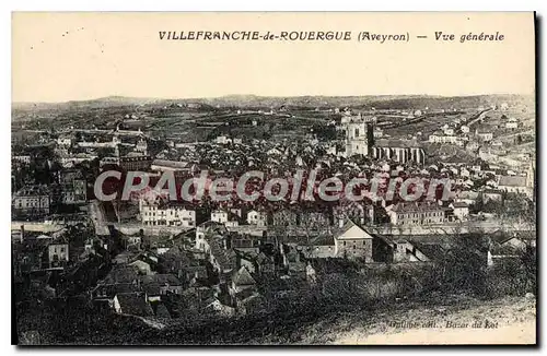 Cartes postales Villefranche de Rouergue Aveyron Vue generale
