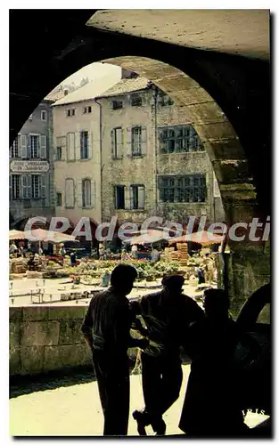 Cartes postales Villefranche de Rouergue La Place Notre Dame
