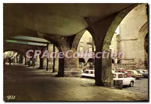 Cartes postales Villefranche de Rouergue Aveyron Ancienne Bastide La Place Notre Dame Les Couverts