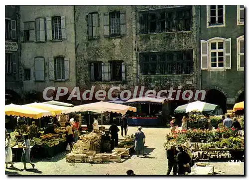 Cartes postales Villefranche de Rouergue La Place Notre Dame