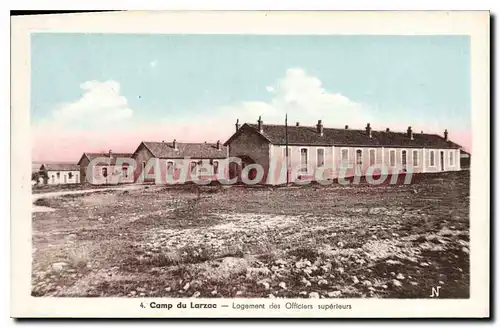 Cartes postales Camp du Larzac Logement des Officiers superieurs