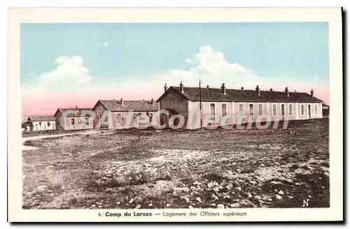 Cartes postales Camp du Larzac Logement des Officiers superieurs