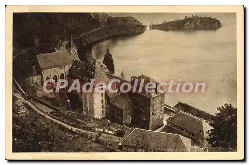 Cartes postales La Deveze Cote Nord Ouest Le Lac de Sarrans et l'Ile de Notre Dame de Bonne Esperance