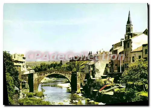Cartes postales Camares Aveyron Le Pont et l'Eglise