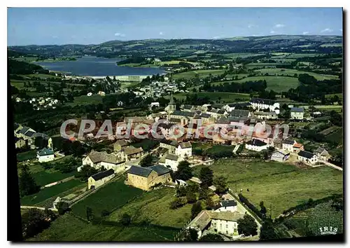 Ansichtskarte AK Villefranche de Panat Aveyron Vue generale au premier plan La Besse
