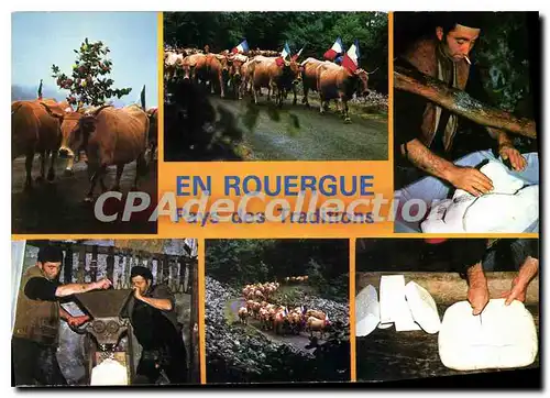 Cartes postales En Rouergue La Transhumance