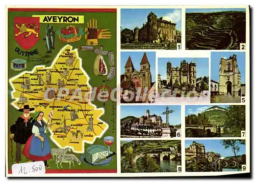 Cartes postales L'Aveyron Touristique Le Chateau du Bose