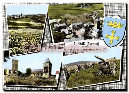Cartes postales Souvenir d'Aubrac Aveyron