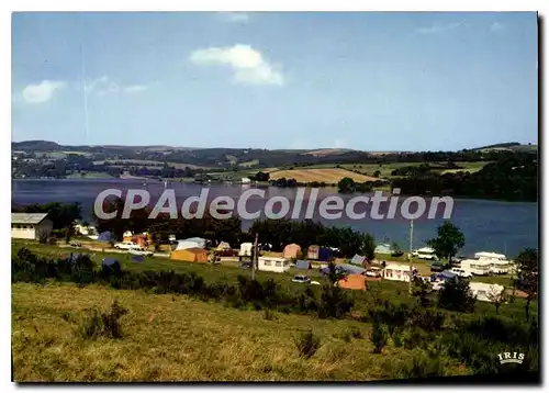 Ansichtskarte AK Villefranche de Panat Aveyron Camping sur les bords du lac