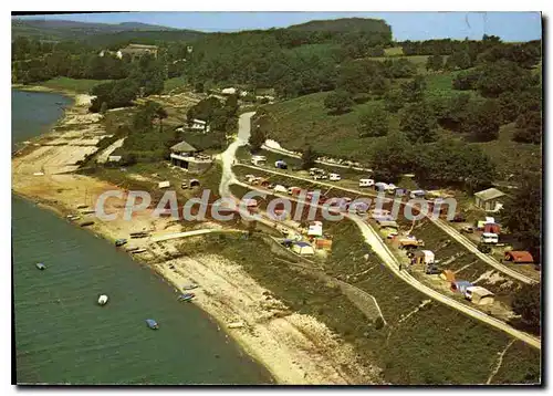 Ansichtskarte AK En Avion au Dessus de Pareloup Aveyron Le Camping Municipal