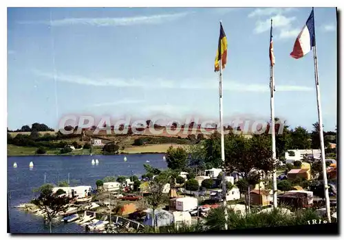 Cartes postales Lac de Pareloup Aveyron Camping Le Reve du Pecheur Notre Dame d'Aures