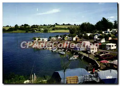 Cartes postales Lac de Pareloup Aveyron Camping Le Reve du Pecheur Un des Debarcaderes