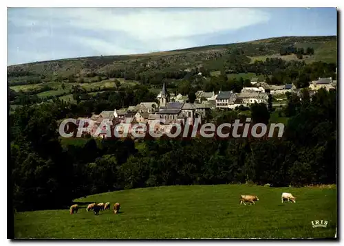 Cartes postales Curieres Aveyron Vue generale