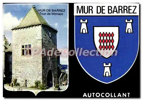 Cartes postales Mur de Barrez Tour de Monaco