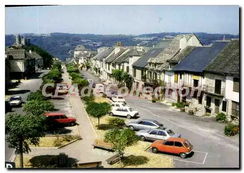 Ansichtskarte AK Aveyron touristique Najac Vieille cite au Chateau fort du XIII