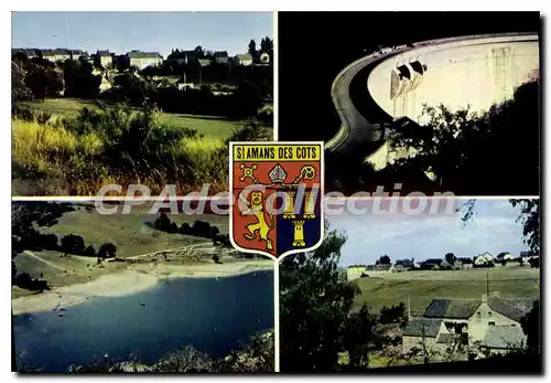 Cartes postales Saint Amans des Cots Aveyron Vue generale Le Barrage de la Selves