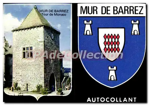 Cartes postales Mur de Barrez Tour de Monaco