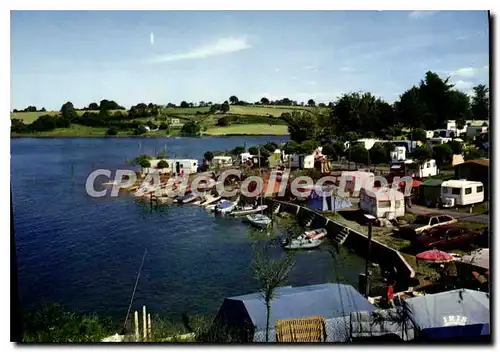 Cartes postales Lac de Pareloup Aveyron Camping Le Reve du Pecheur Un des debarcaderes