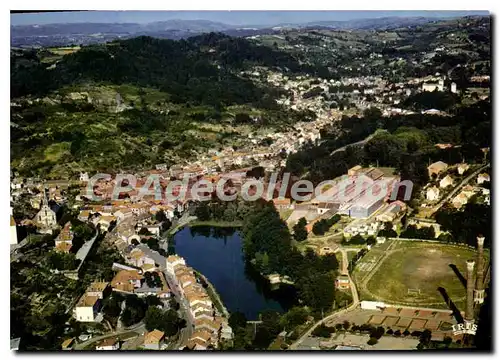 Ansichtskarte AK En avion au dessus de Le Gua d'Aubin Aveyron