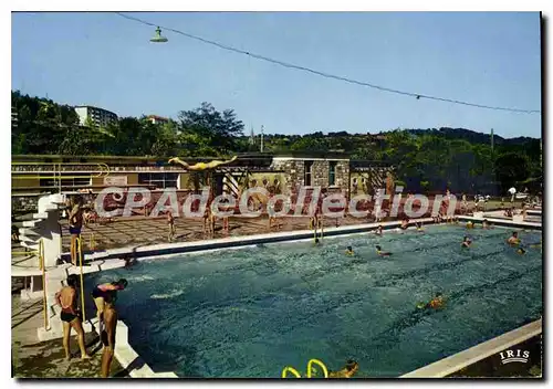 Ansichtskarte AK Le Gua d'Aubin Aveyron La Piscine