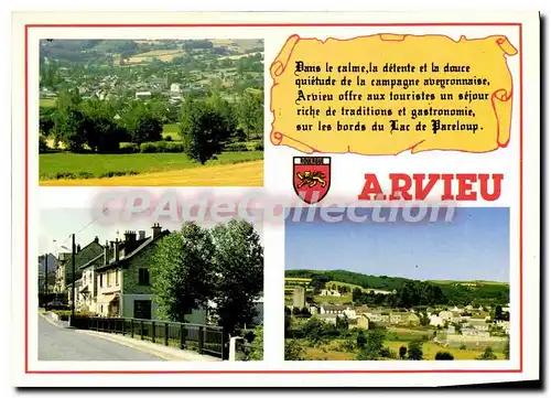 Cartes postales Vacances en Aveyron Arvieu Au bord du lac de Pareloup