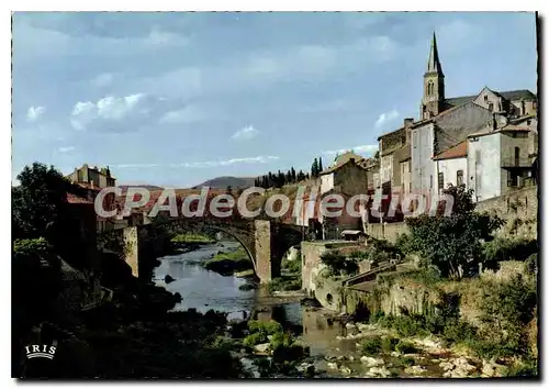 Ansichtskarte AK L'Aveyron Pittoresque Camares Sur les rives du Dourdou le Pont gothique
