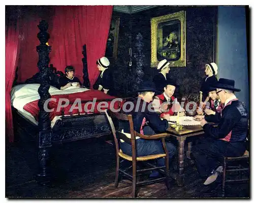 Cartes postales Folklore du Rouerque Societe Respelido de Villefranche de Rouergue La Partie de Cartes