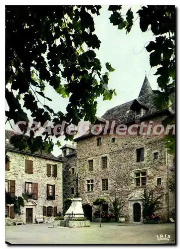 Cartes postales Sainte Eulalie d'Olt Aveyron Maisons du XVII