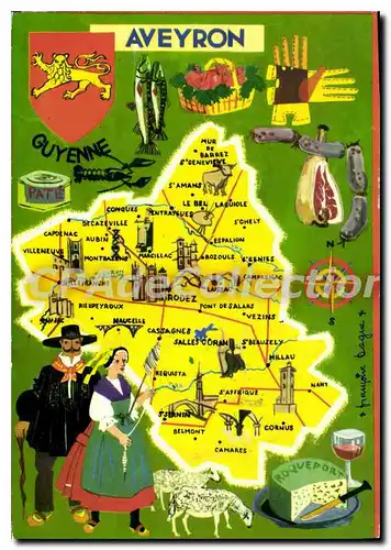 Cartes postales Aveyron Guyenne