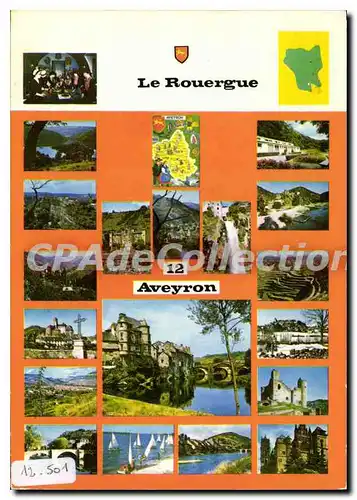 Cartes postales Le Rouergue Aveyron