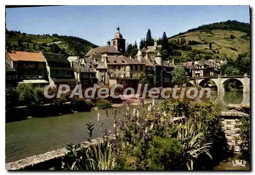 Cartes postales Aveyron Pittoresque Vallee du Lot Saint Geniez d'Olt