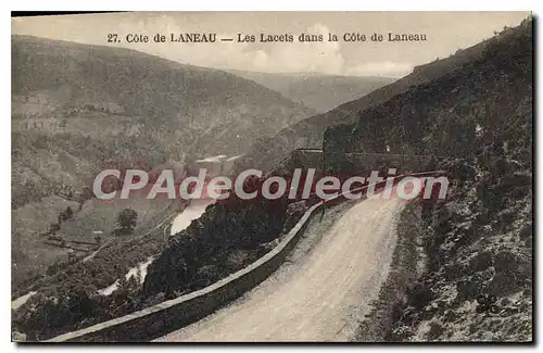 Cartes postales Cote de Laneau Les Lacets dans la Cote de Laneau