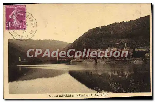 Cartes postales La Deveze et le Pont sur la Truyere