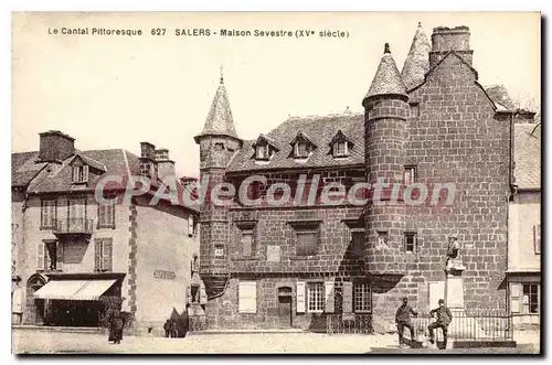 Cartes postales Le Cantal Pittoresque Salers Maison Sevestre