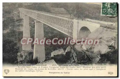 Cartes postales L'Auvergne Pittoresque Le Viaduc des Fades Le Plus haut viaduc de France