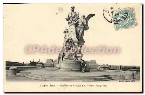 Cartes postales Angouleme Monument Carnot