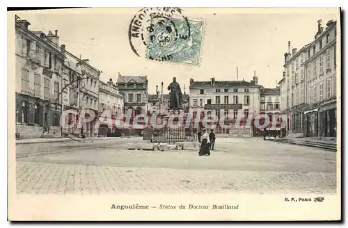 Cartes postales Angouleme Statue du Docleur Bouilland