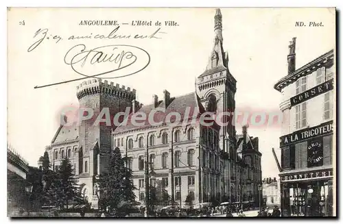 Cartes postales ANGOULEME h�tel de ville