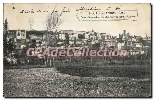 Cartes postales ANGOULEME quartier de Saint-Ausone