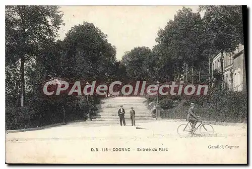 Cartes postales COGNAC entr�e du parc